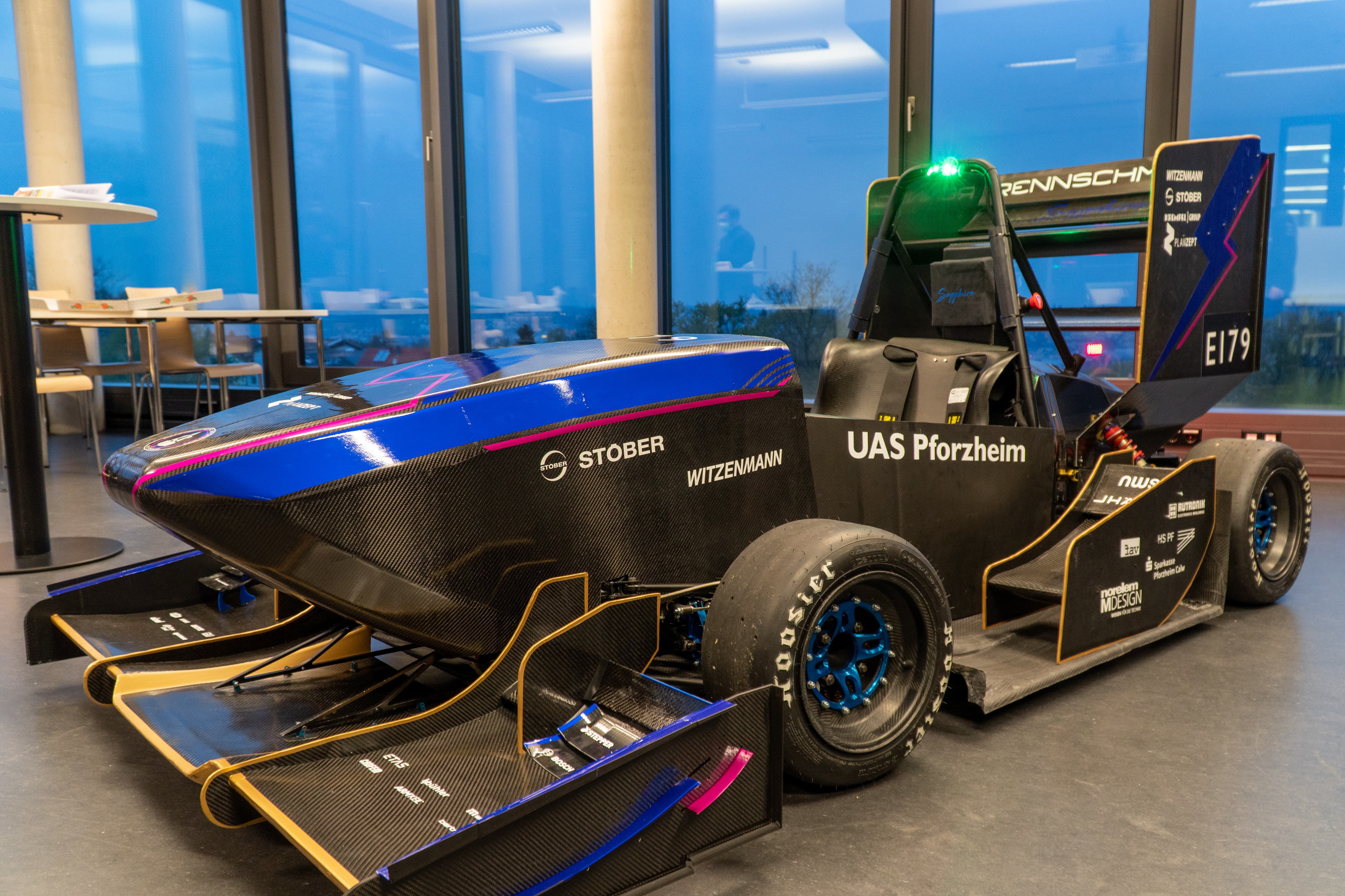 STOBER helps students design and build new electric racing car for Formula Student Electric (FSE).